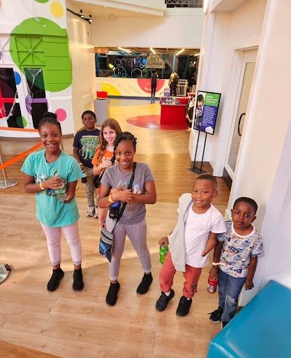 Youth group indoor activity