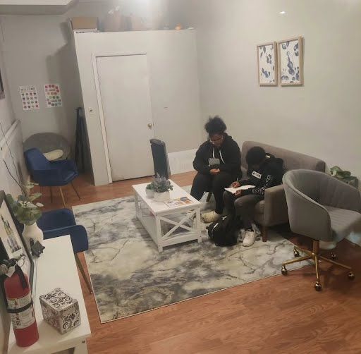 Group therapy session