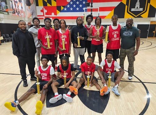 Boys team with championship trophy