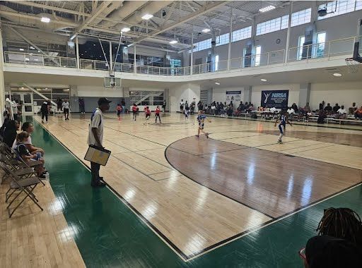 Tournament basketball game